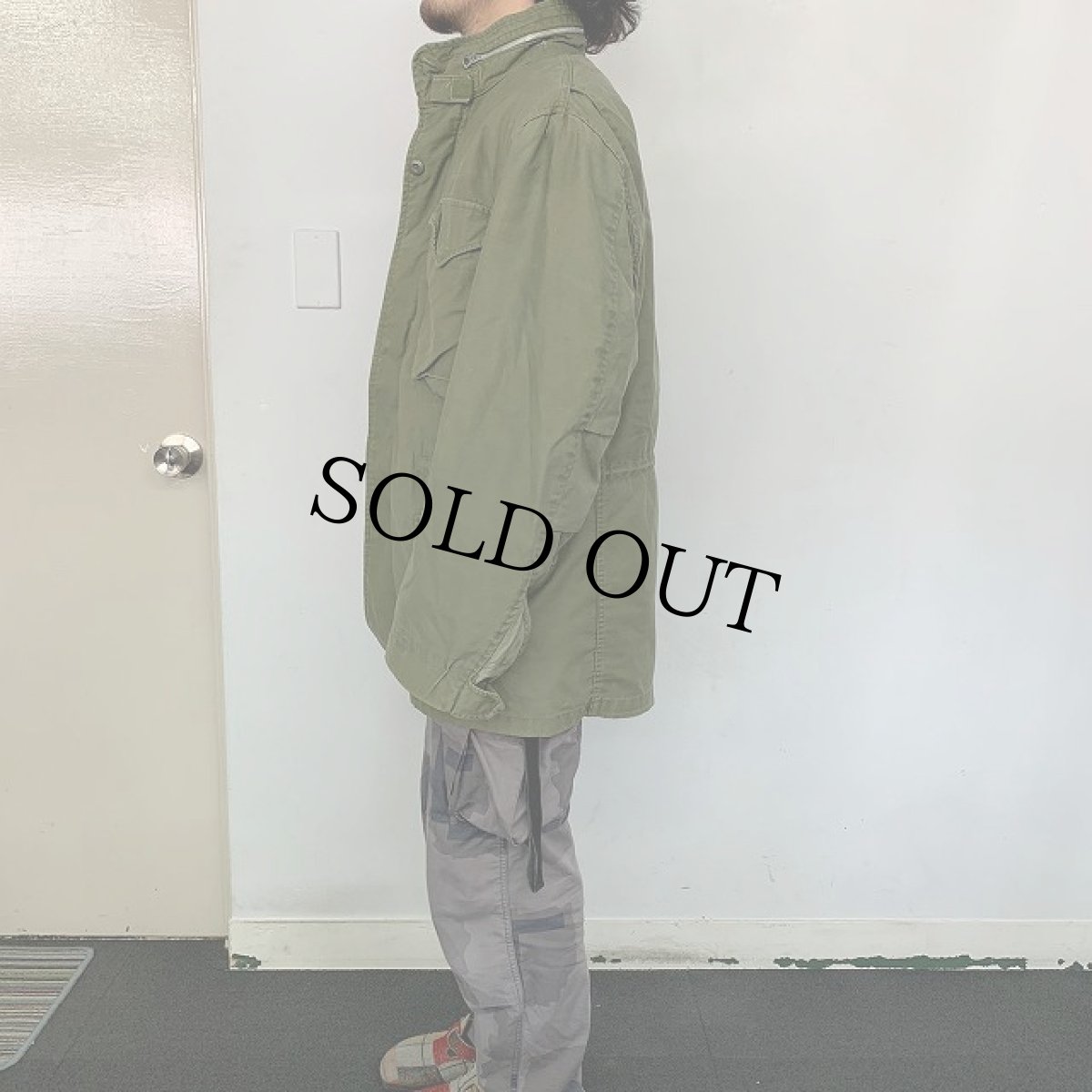 画像3: 60's US MILITARY M-65 フィールドジャケット 1st キルティングライナー付き LONG MEDIUM (3)