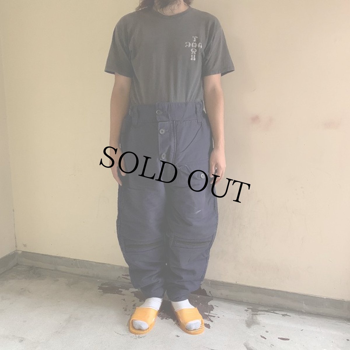 画像2: 50's ROYAL NAVY SUBMARINE TROUSERS W28-38 (2)