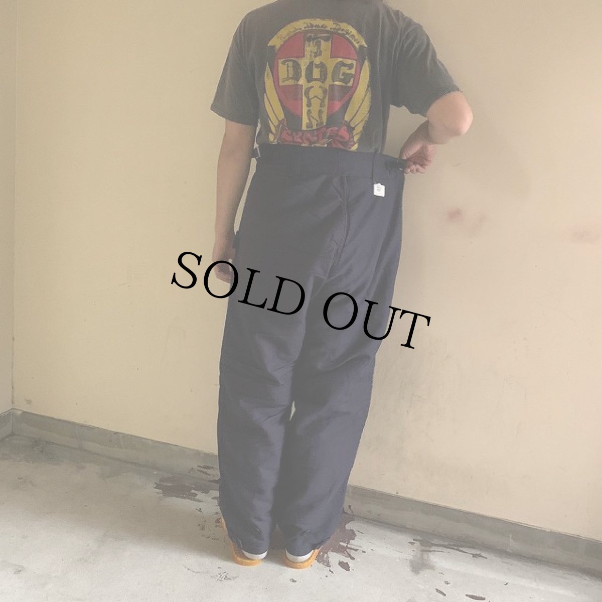 画像4: 50's ROYAL NAVY SUBMARINE TROUSERS W28-39 (4)