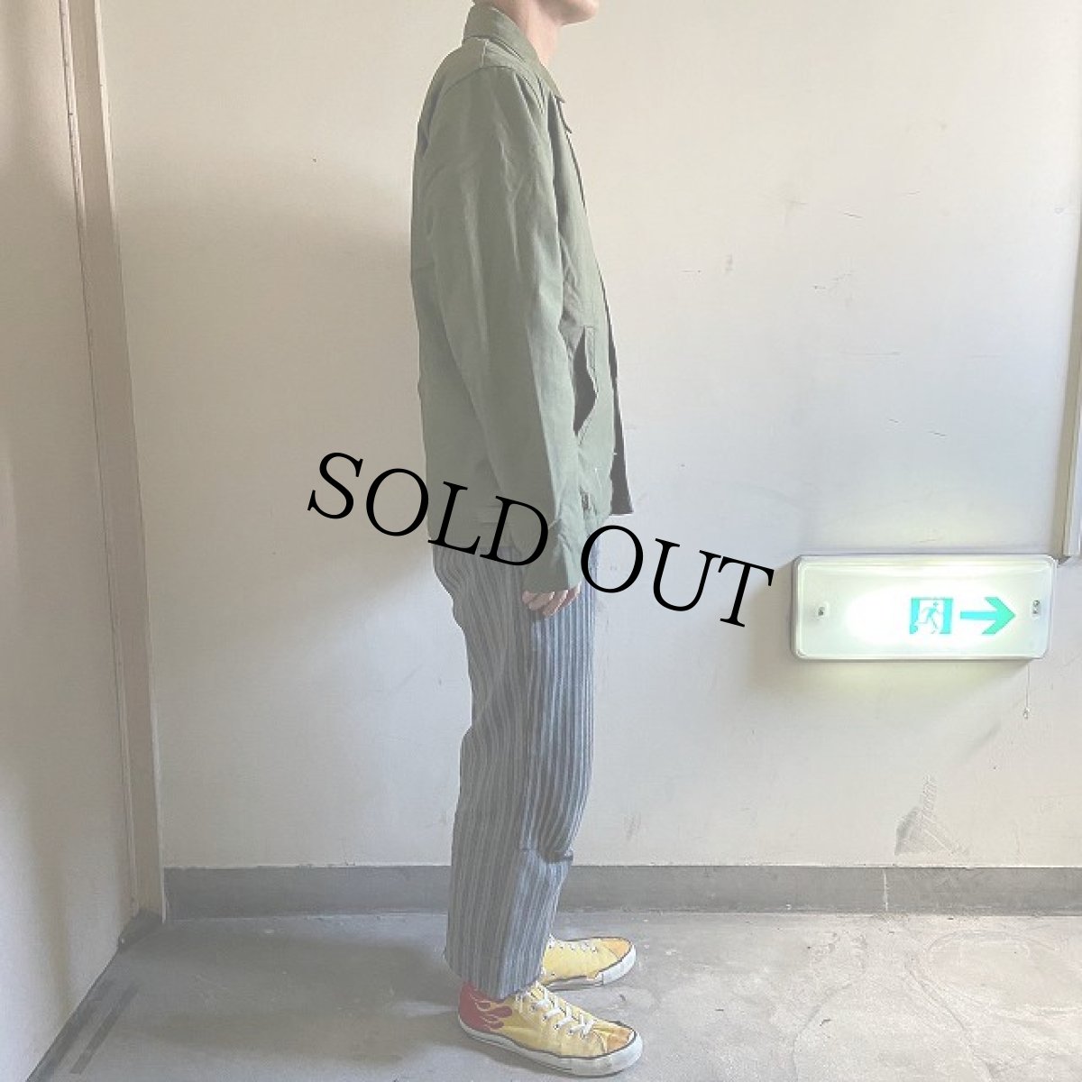 画像4: 70's U.S.NAVY A-2 ステンシル入り デッキジャケット SMALL (4)