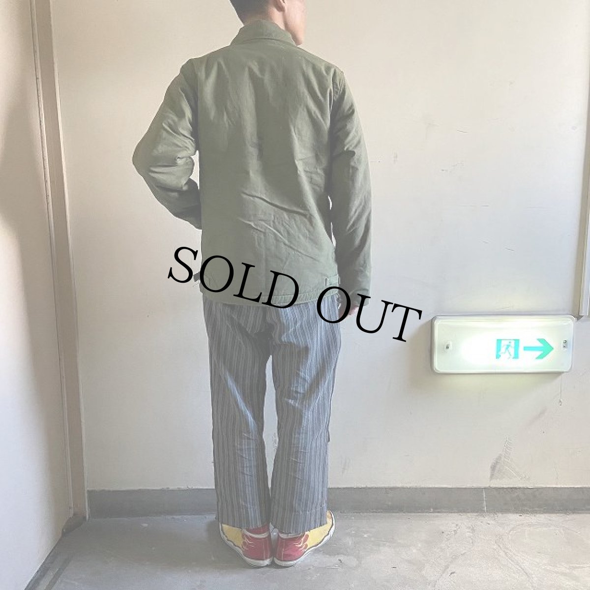 画像5: 70's U.S.NAVY A-2 ステンシル入り デッキジャケット SMALL (5)