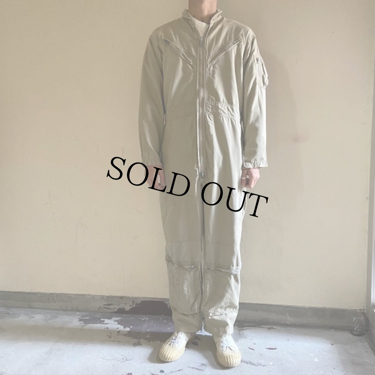 画像2: 50's BUAER-U.S.NAVY Summer Flying Coverall 40R (2)