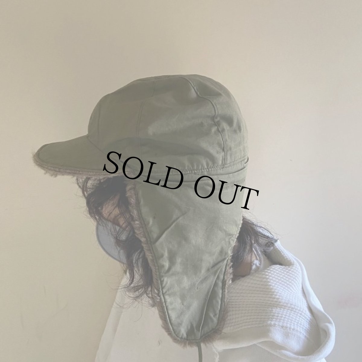 画像5: 40's U.S.ARMY M-43 FIELD PILE CAP (5)