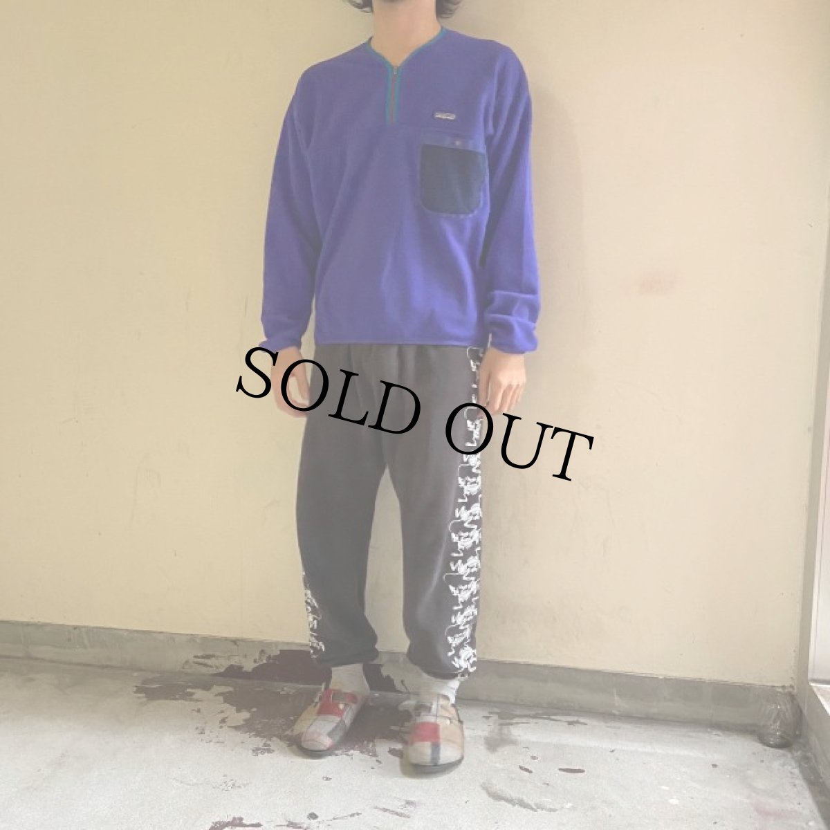 画像2: 80〜90's patagonia CAPILENE USA製 カヤック　フリースジャケット L (2)