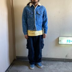 画像2: 70's Levi's 70608 USA製 デニムボアジャケット 40 (2)