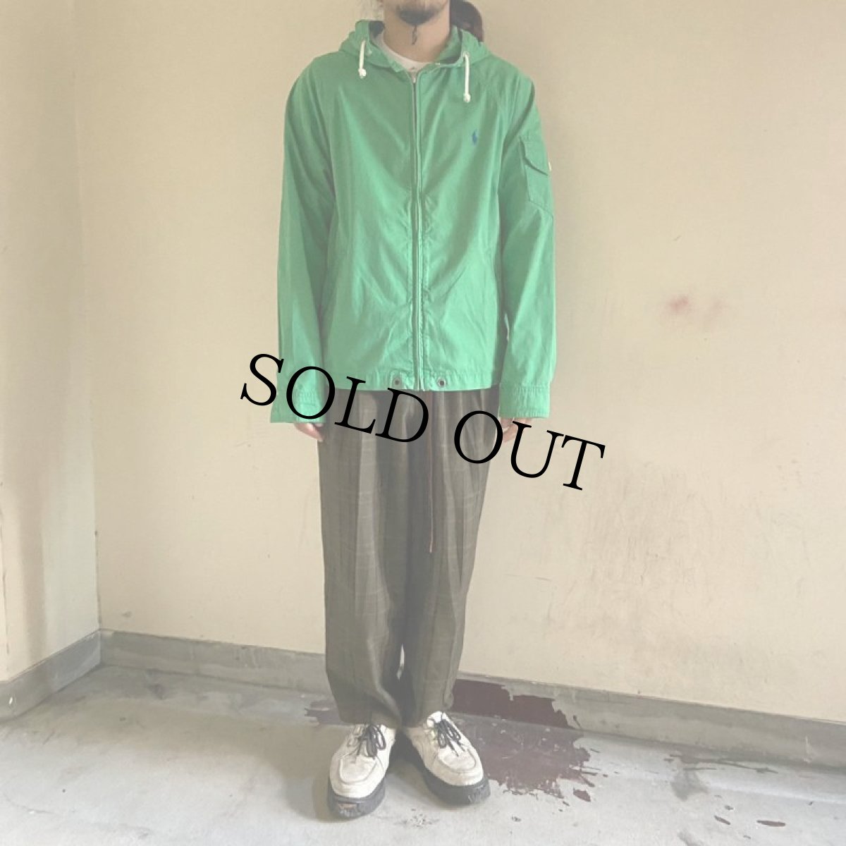 画像2: POLO Ralph Lauren フード付き スウィングトップ L (2)