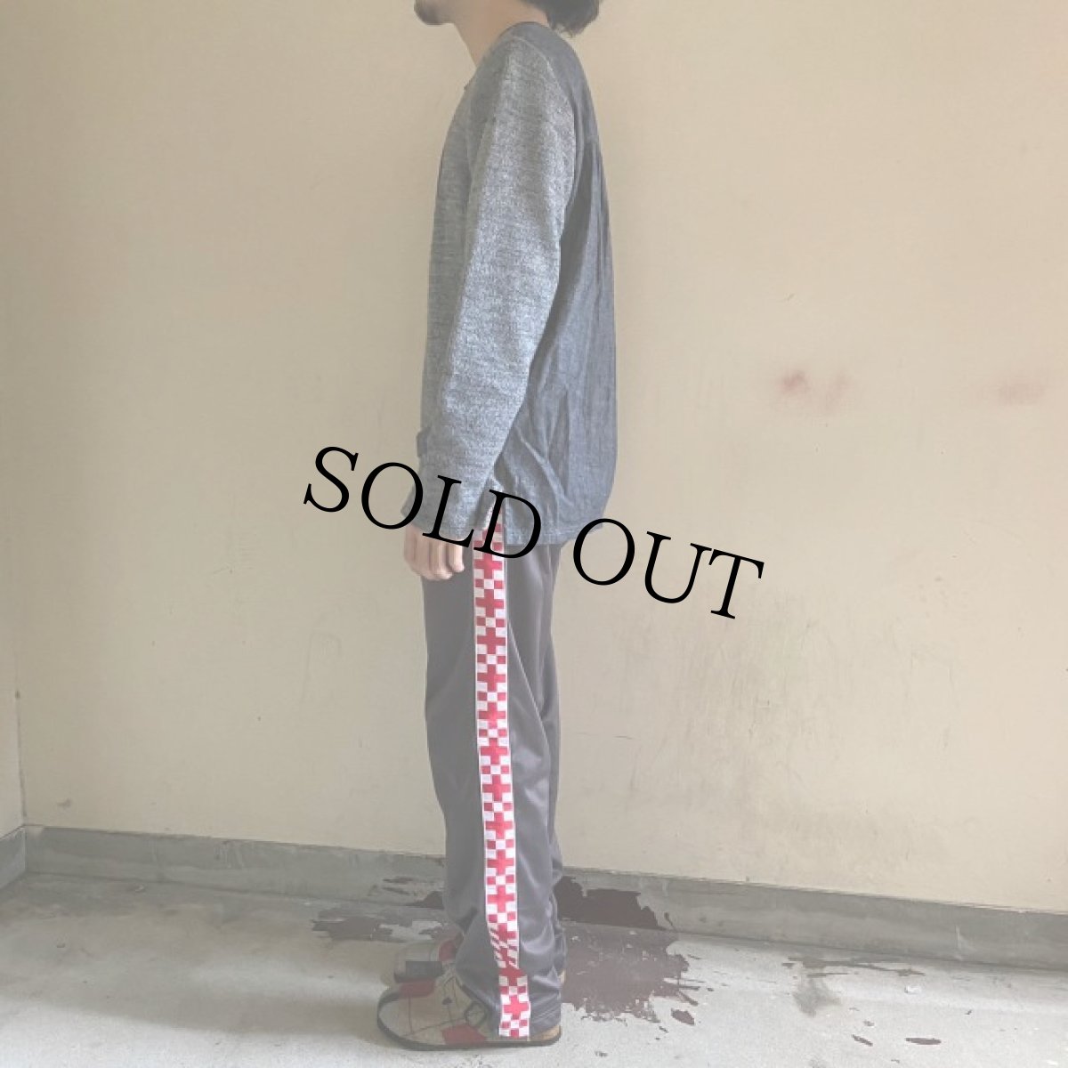 画像3: KAPITAL  シャンブレー ニット切替デザイン 烏賊胸シャツ ２ (3)