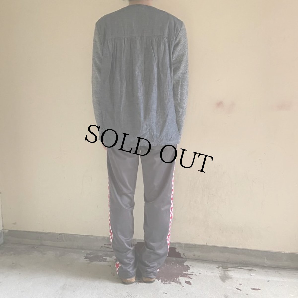 画像4: KAPITAL  シャンブレー ニット切替デザイン 烏賊胸シャツ ２ (4)