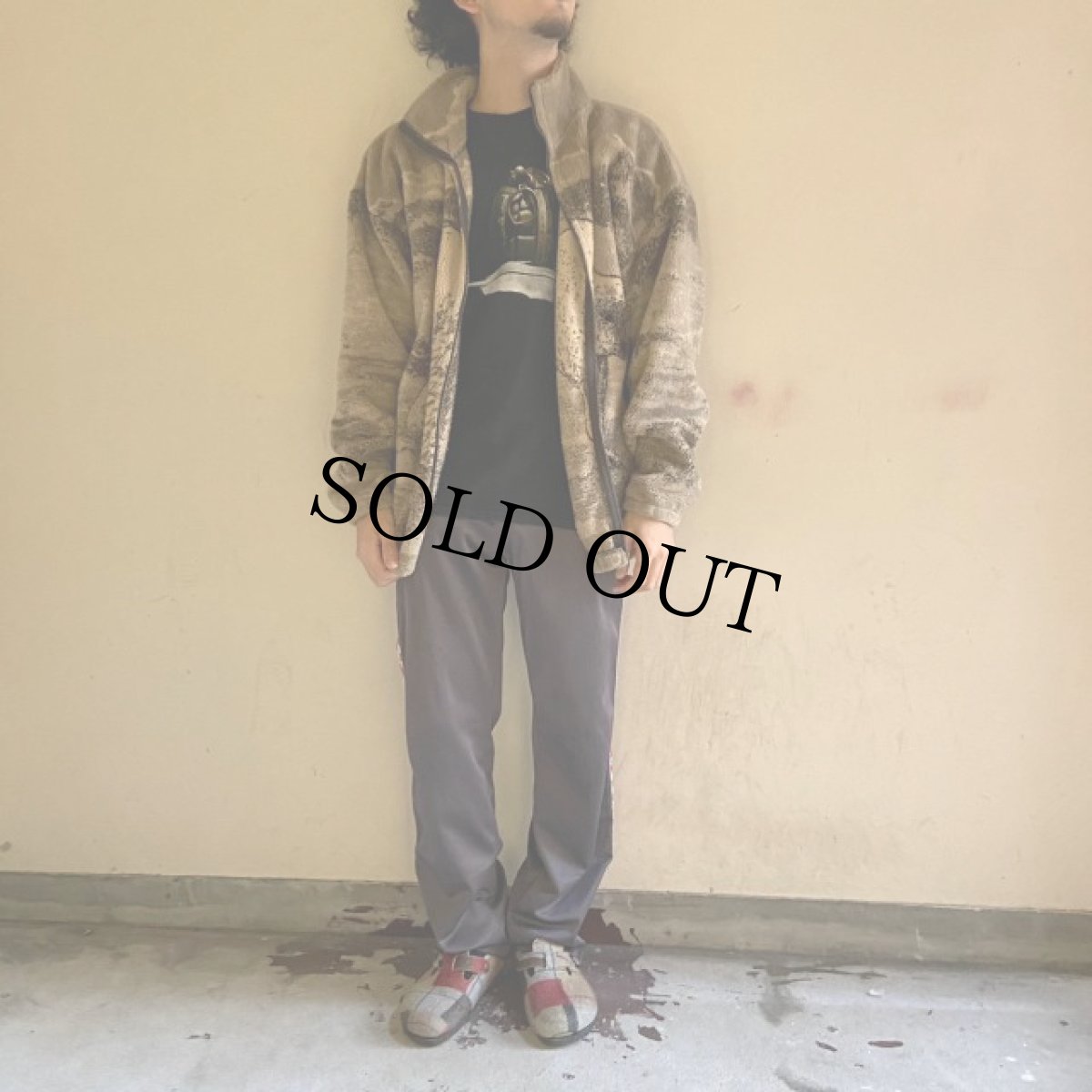 画像3: BLACK MOUNTAIN USA製 しろくま柄 フリースジャケット L (3)