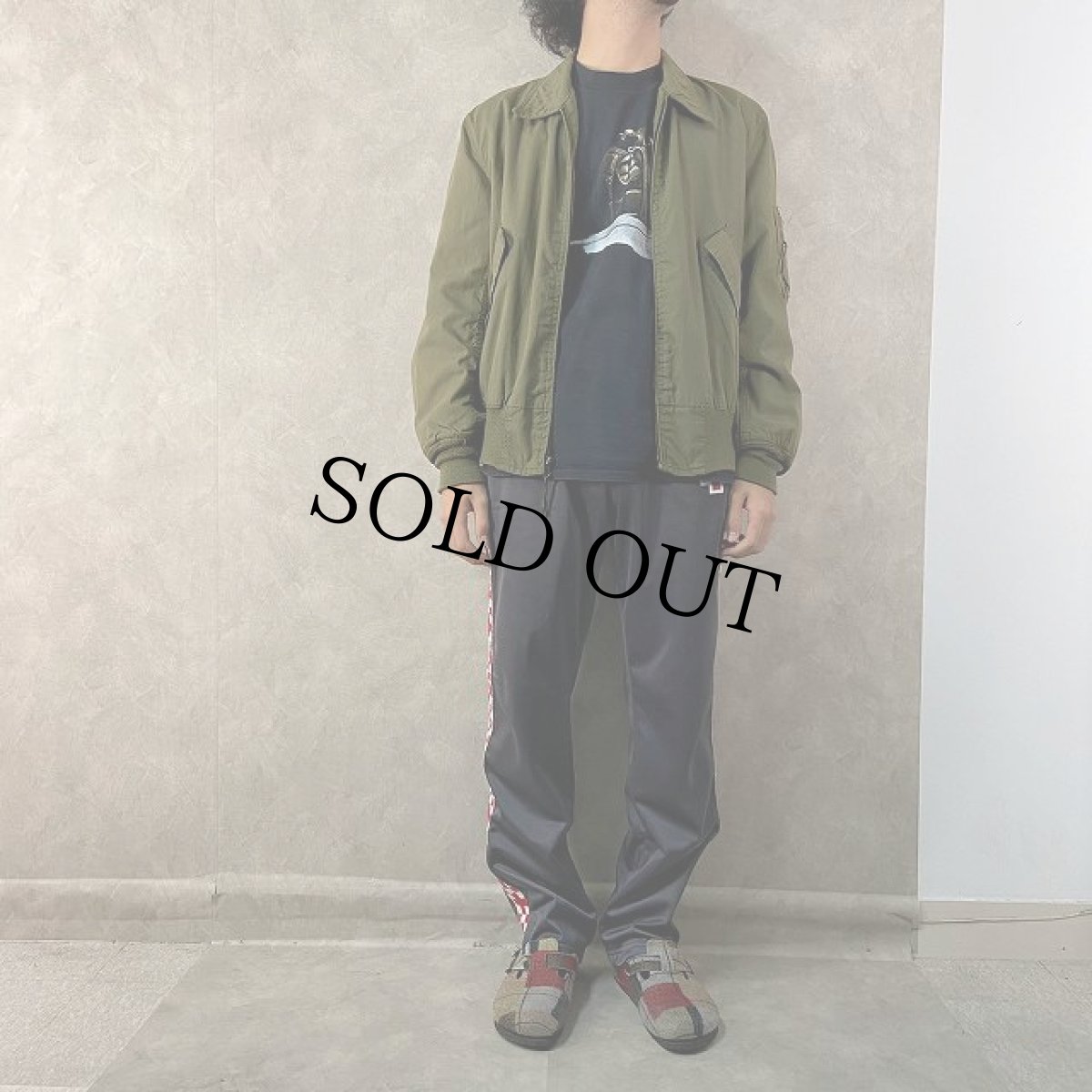 画像2: 90's U.S.ARMY ノ－メックス ヘリクルーフライトジャケット MEDIUM-LONG (2)