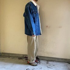 画像3: Levi's 71605-0216 USA製 デニムボアランチコート L (3)