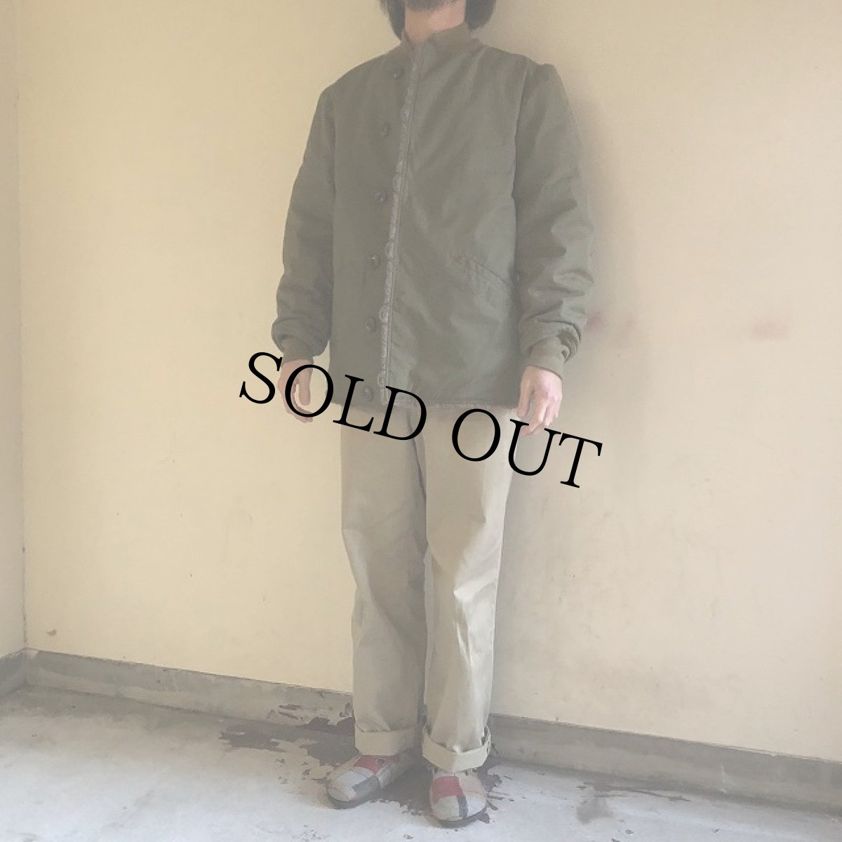 画像2: 40's U.S.ARMY  M-1943 フィールドパイルジャケット 36L (2)