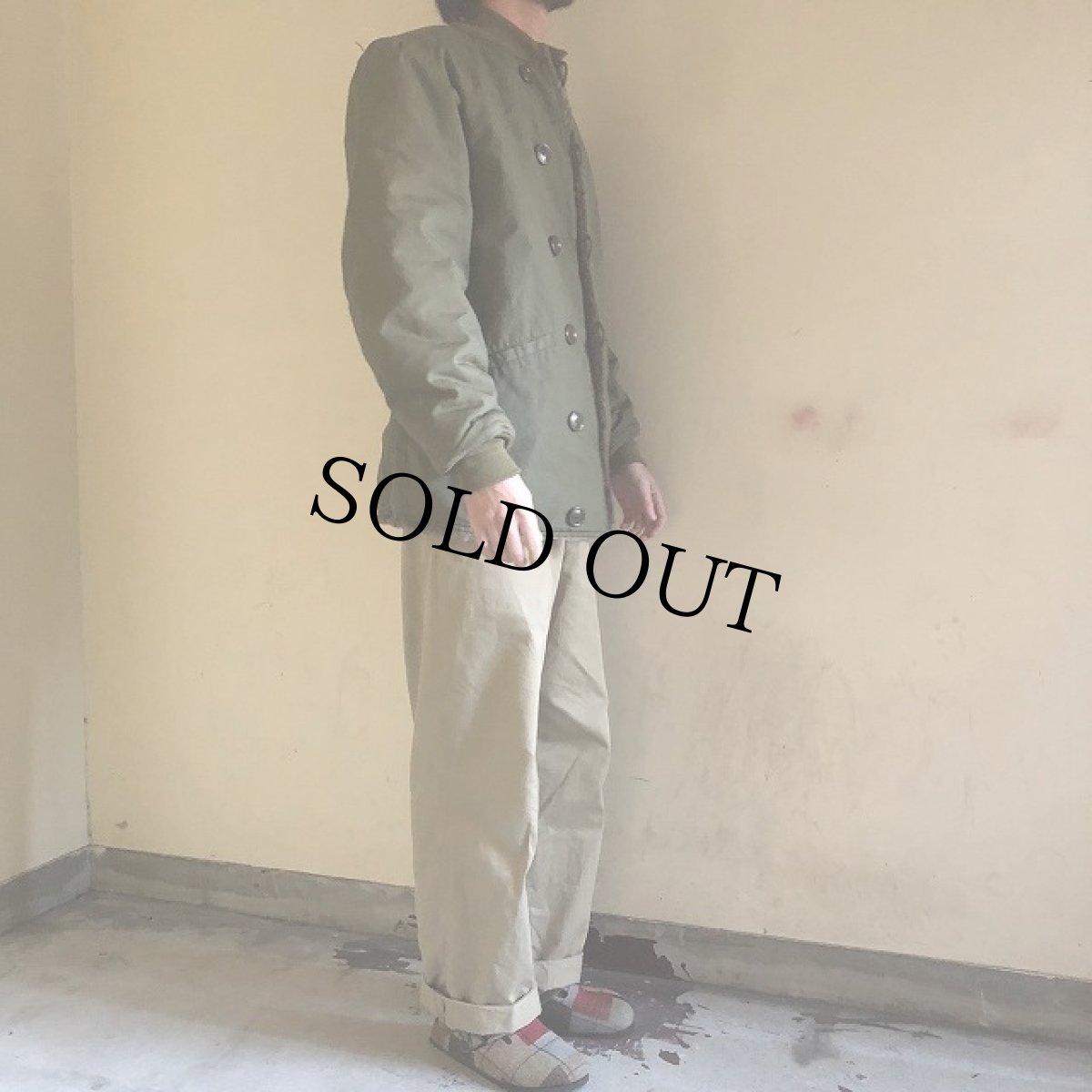 画像3: 40's U.S.ARMY  M-1943 フィールドパイルジャケット 36L (3)