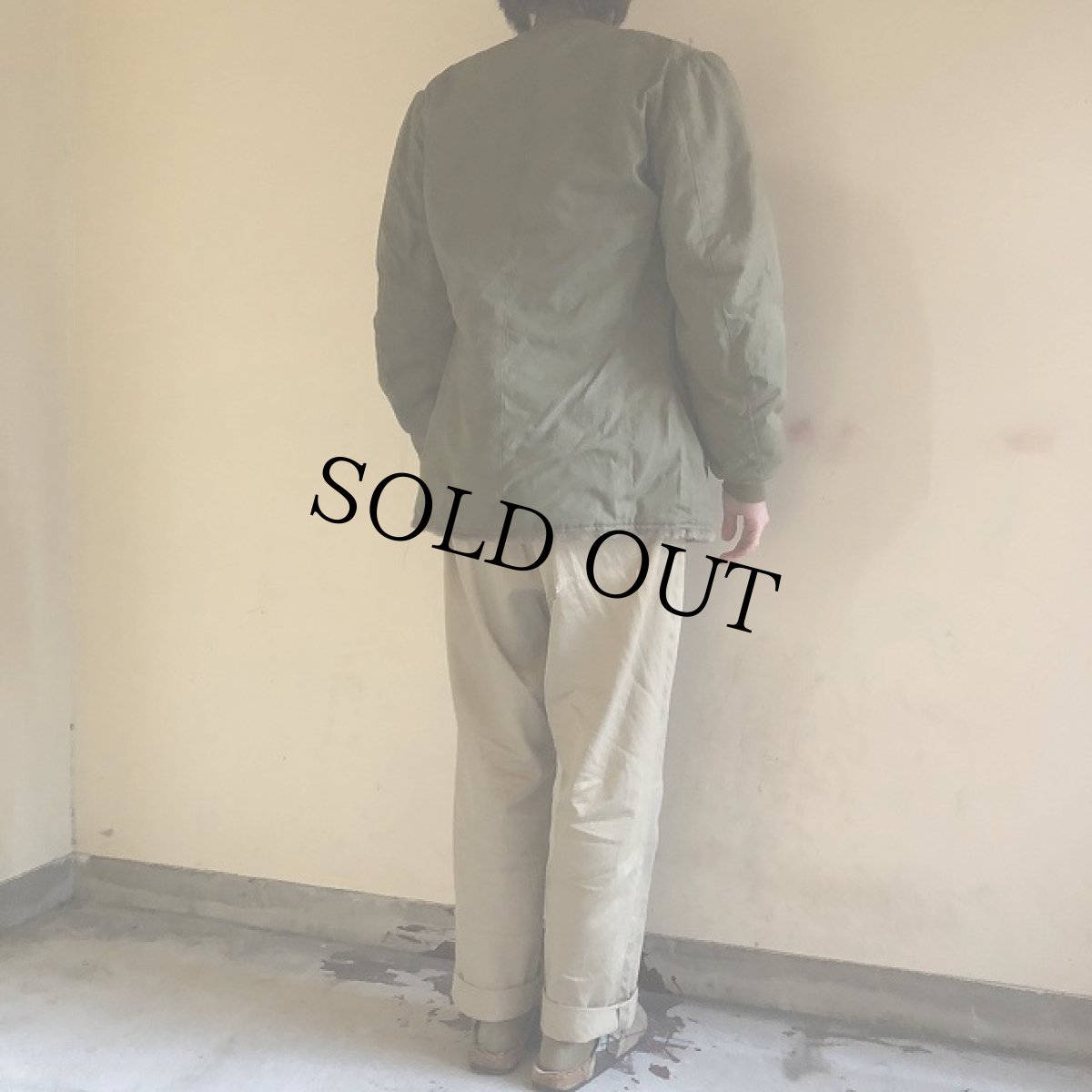 画像4: 40's U.S.ARMY  M-1943 フィールドパイルジャケット 36L (4)