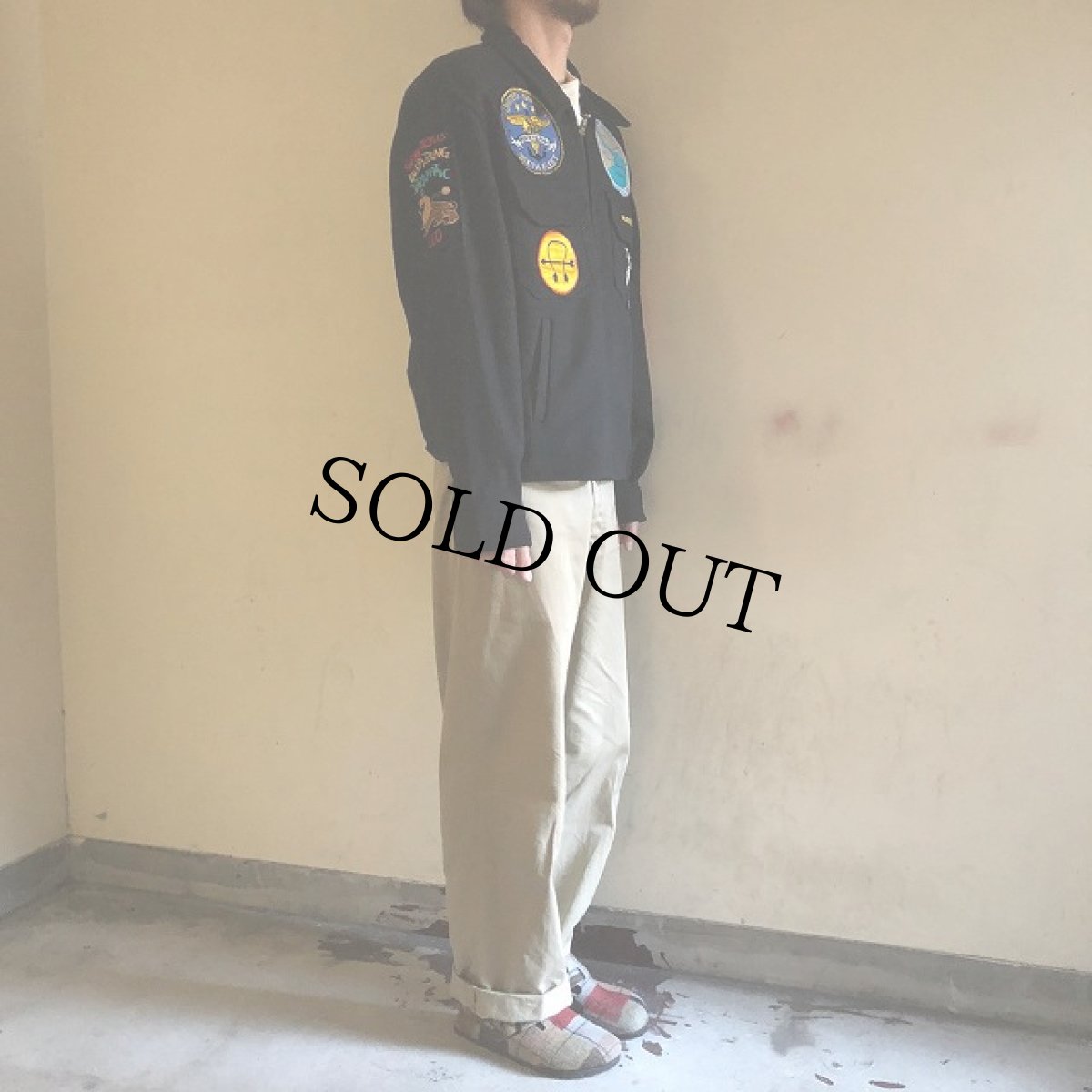 画像4: 80's "MINNESOTA" メルトン スーベニアジャケット (4)