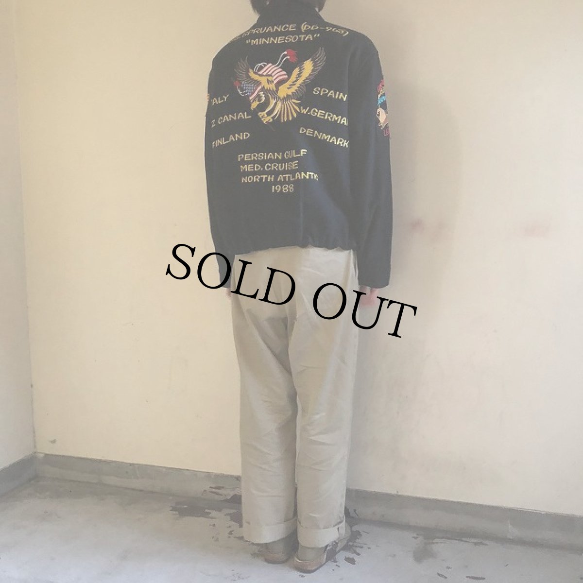 画像5: 80's "MINNESOTA" メルトン スーベニアジャケット (5)