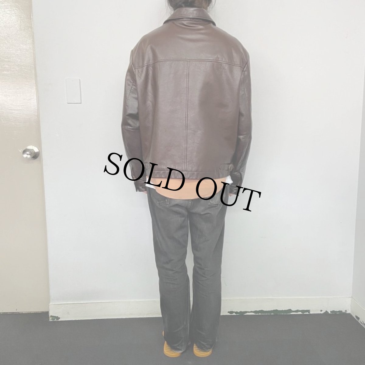 画像4: 90's〜 BANANA REPUBLIC レザージャケット L (4)