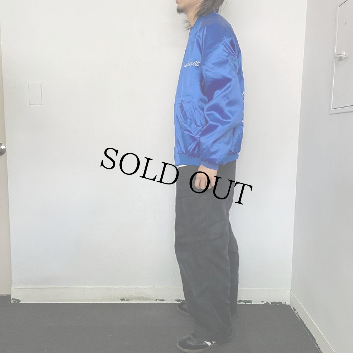 画像4: 80〜90's Dunbrooke USA製 "Excelsior Lodge" チェーン刺繍 ナイロンスタジャン 2XL (4)