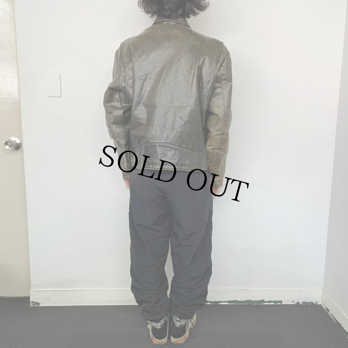 画像4: 70's Walter Dyer 2トーン レザースポーツジャケット (4)