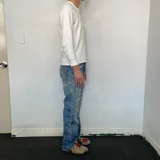 画像3: 60's LEVI'S 501 BIGE デニムパンツ W33 (3)