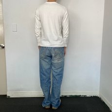 画像4: 60's LEVI'S 501 BIGE デニムパンツ W33 (4)