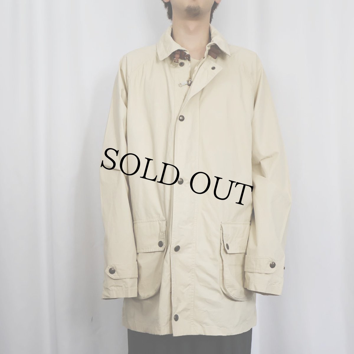 画像2: POLO Ralph Lauren チンスト付き コットンハンティングジャケット XL (2)