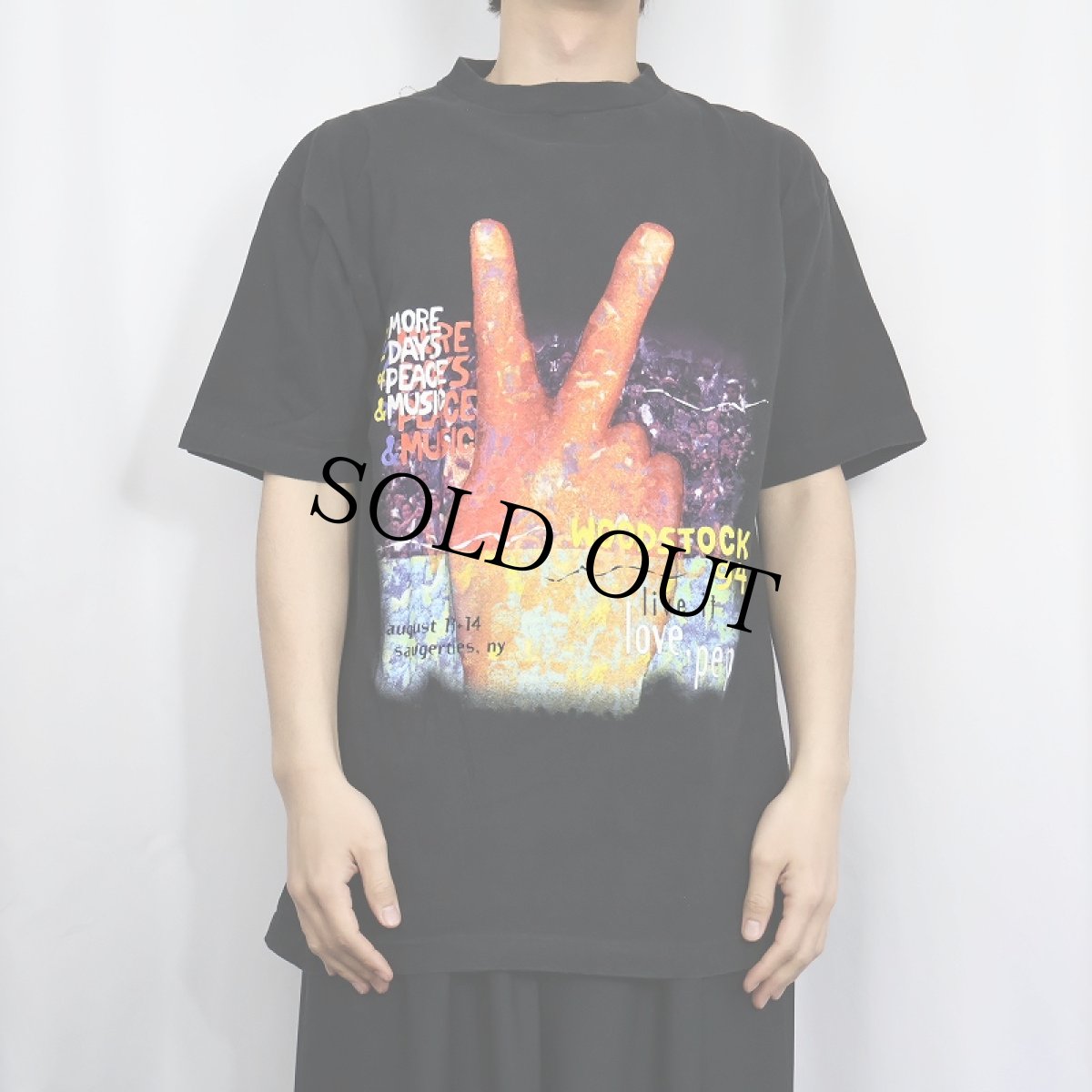 画像3: 90's PEPSI WOODSTOCK 94 LIVE IT ロックフェスティバル プリントTシャツ L (3)