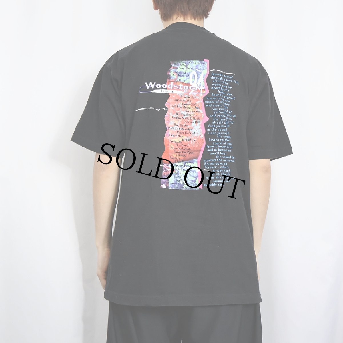 画像4: 90's PEPSI WOODSTOCK 94 LIVE IT ロックフェスティバル プリントTシャツ L (4)