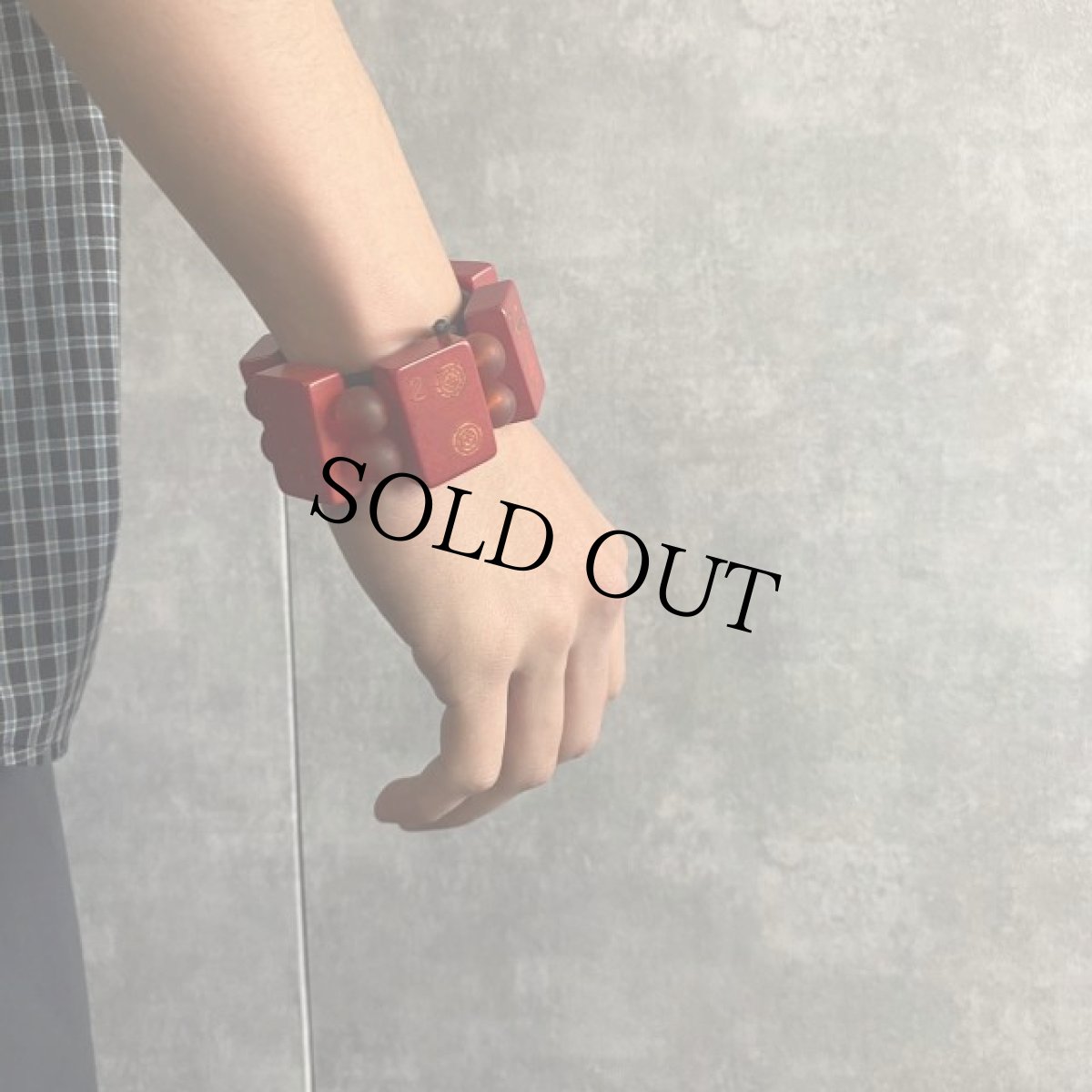 画像2: VINTAGE 麻雀牌ブレスレット (2)