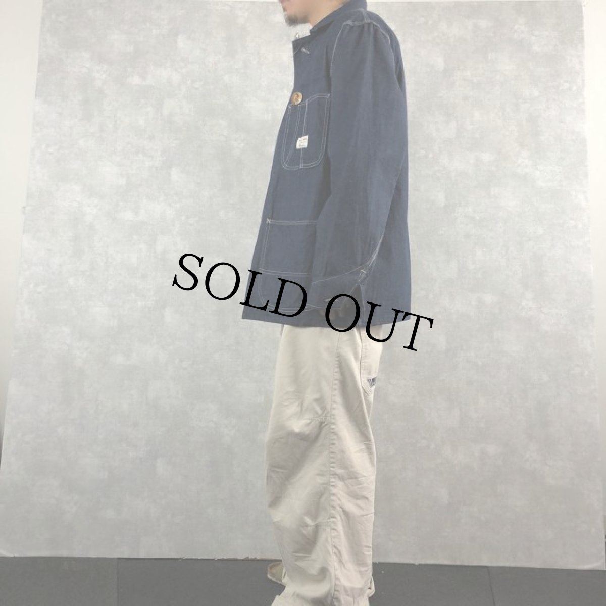 画像3: 60's BIGMAC 缶バッチ付き デニムカバーオール (3)