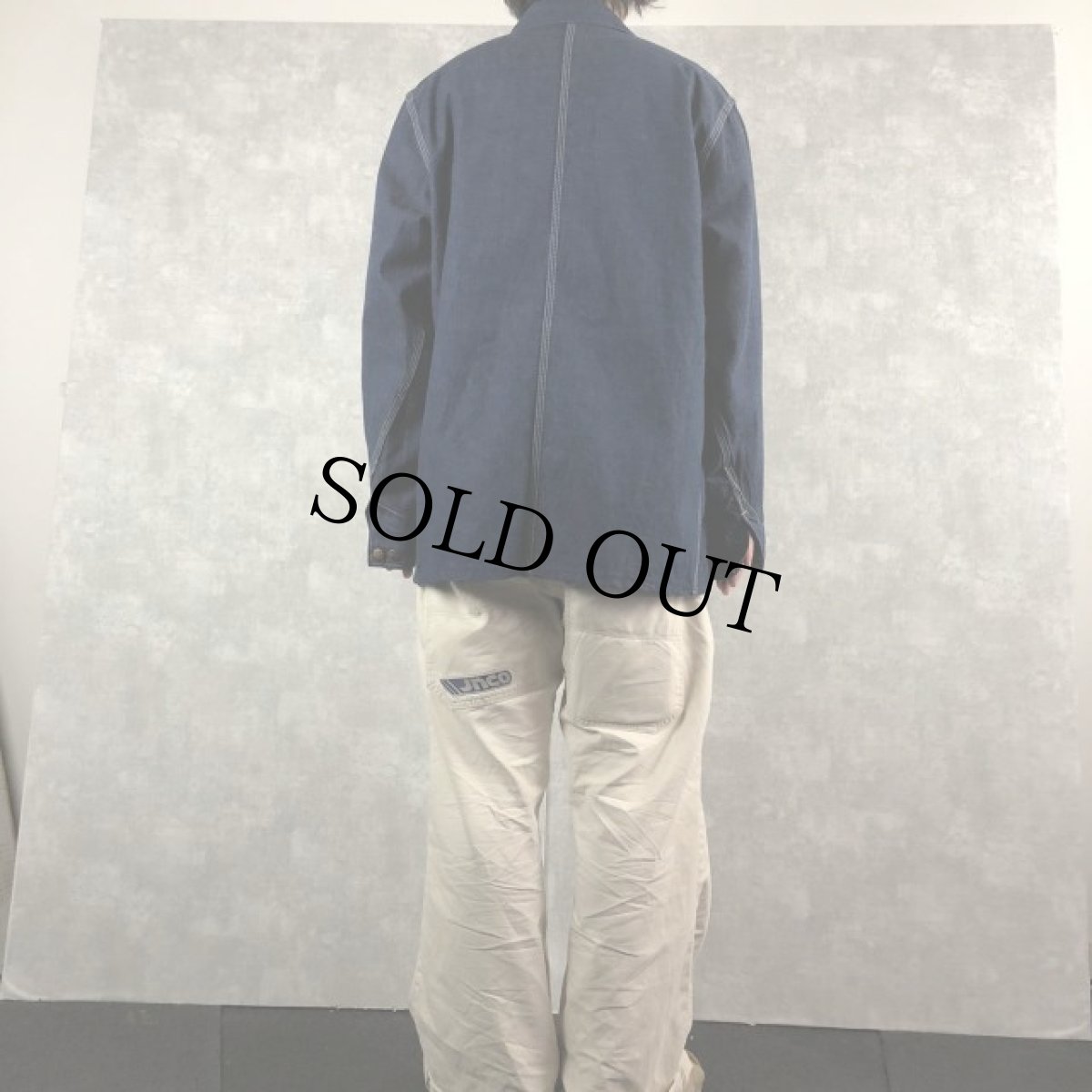 画像4: 60's BIGMAC 缶バッチ付き デニムカバーオール (4)