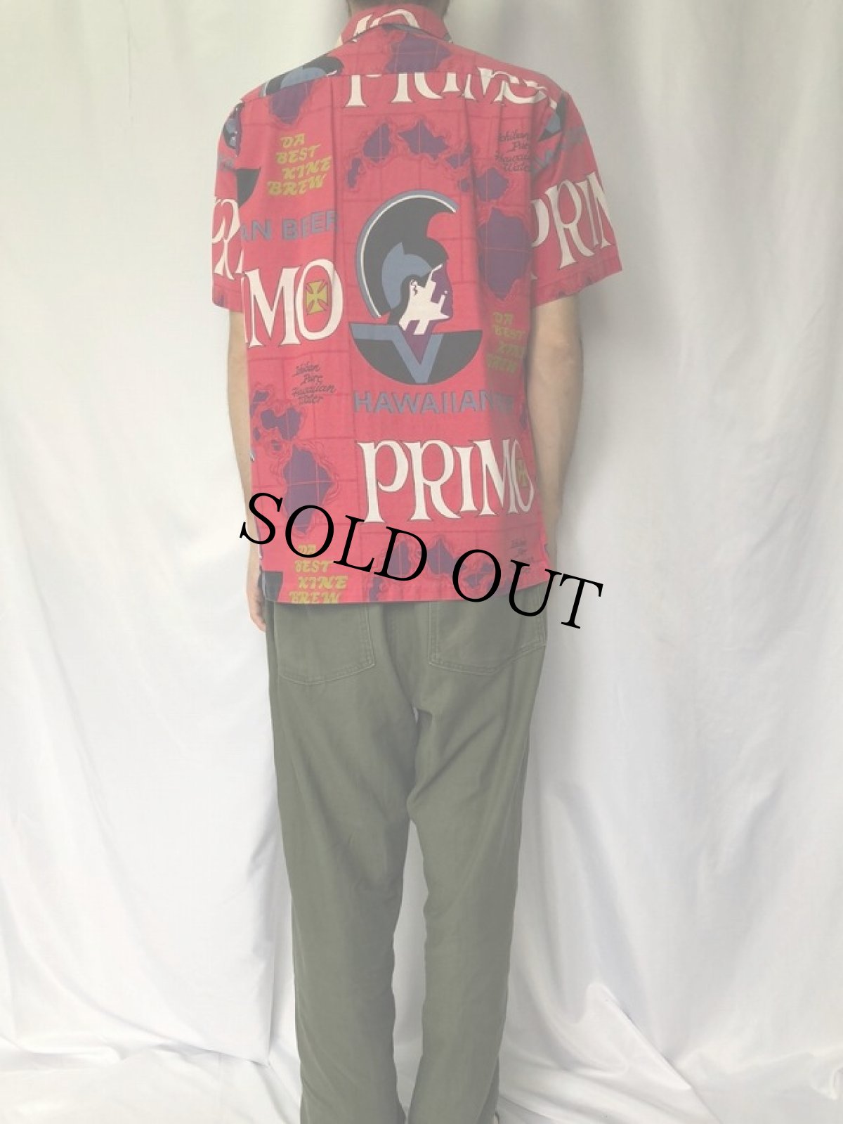 画像4: 70's Hawaii Holiday Hawaii製 ''PRIMO BEER'' アロハシャツ (4)
