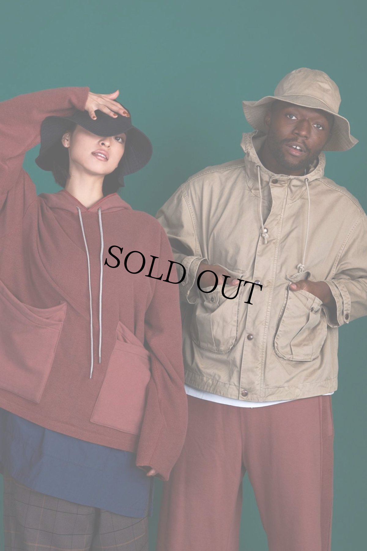 画像3: GOFUKUSAY "BUM SWEAT PANTS" R.BROWN 【FREE】 (3)