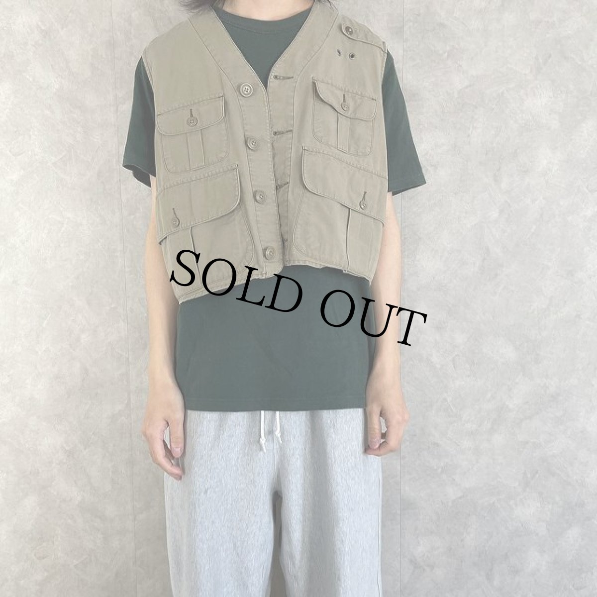 画像2: 90's POLO SPORT Ralph Lauren "SPORTMAN" フィッシングベスト M (2)