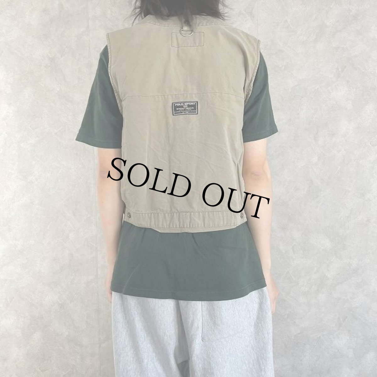 画像4: 90's POLO SPORT Ralph Lauren "SPORTMAN" フィッシングベスト M (4)
