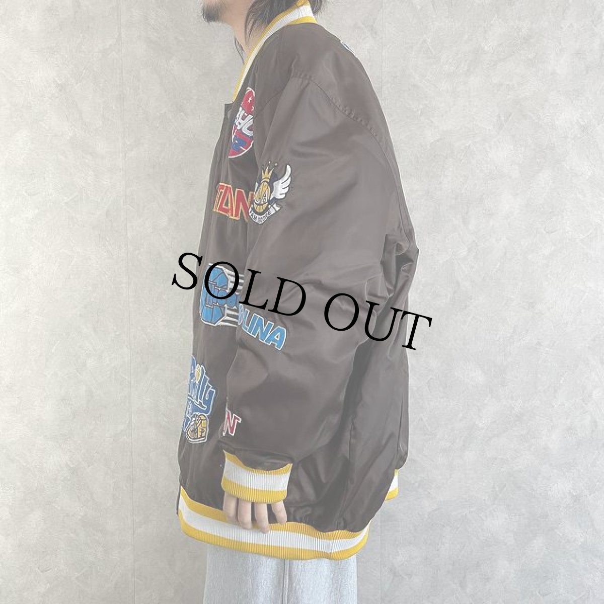 画像3: FAMSCORE NBAチームワッペン付き スタジャン 2XL (3)