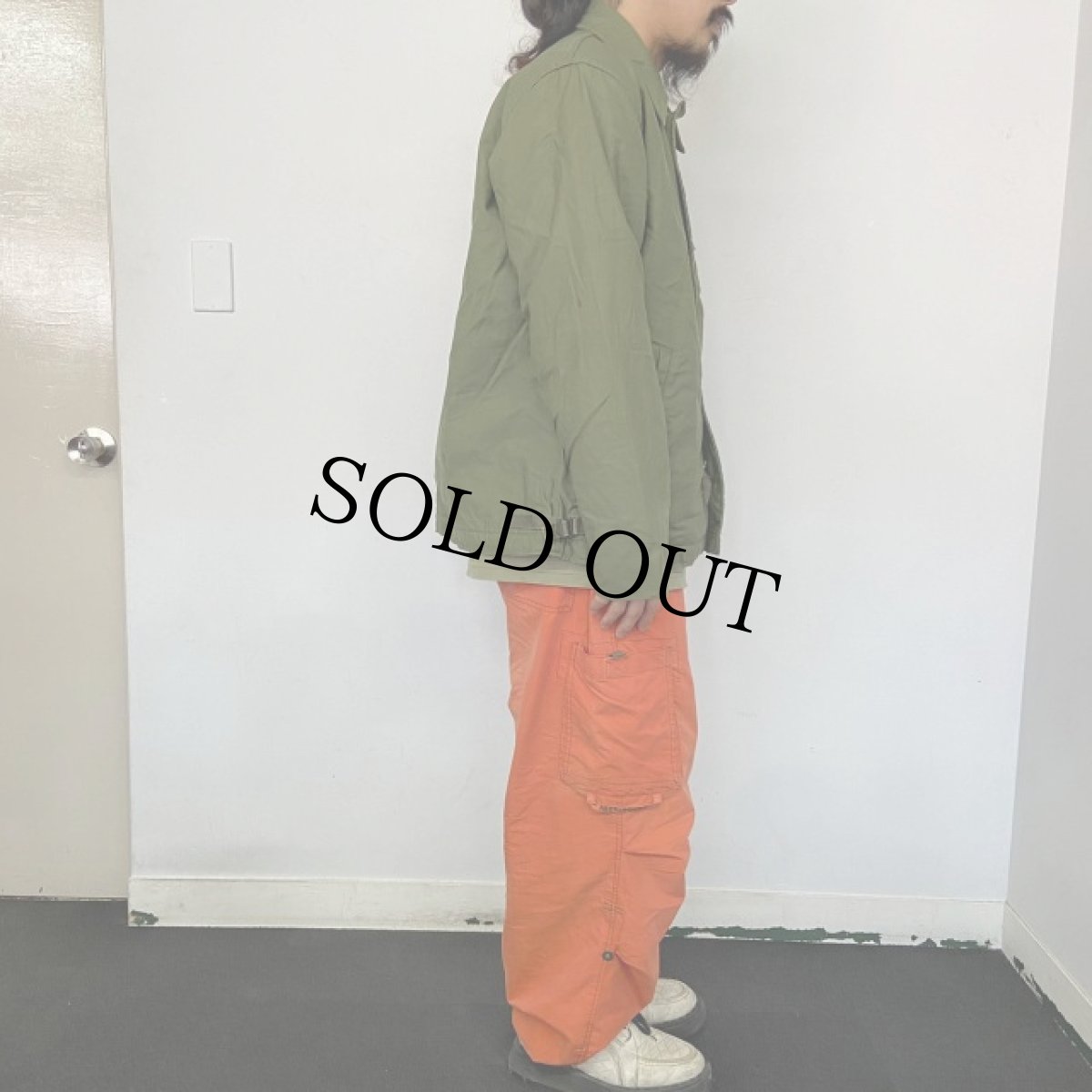 画像4: 80's U.S.NAVY A-2 ステンシル入り デッキジャケット LARGE (4)