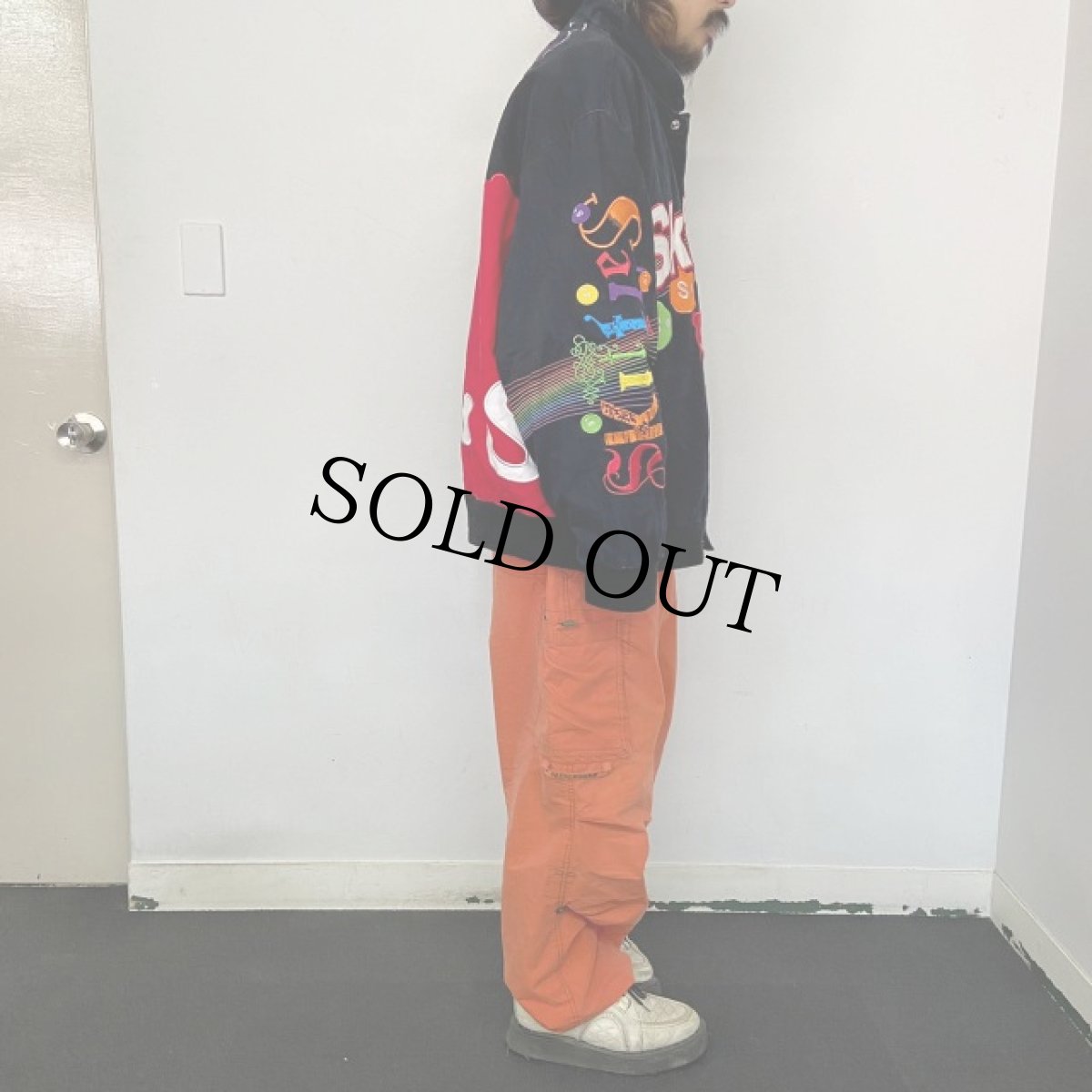 画像4: 2000's JEFF HAMILTON "Skittles" コットンジャケット (4)