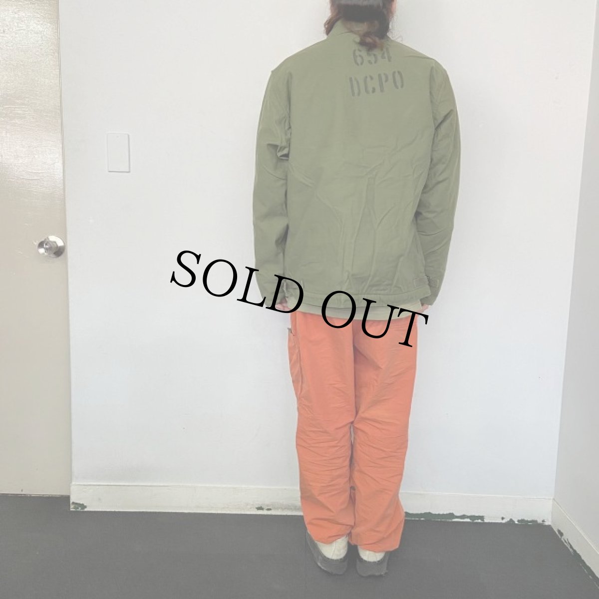 画像5: 80's U.S.NAVY A-2 ステンシル入り デッキジャケット LARGE (5)