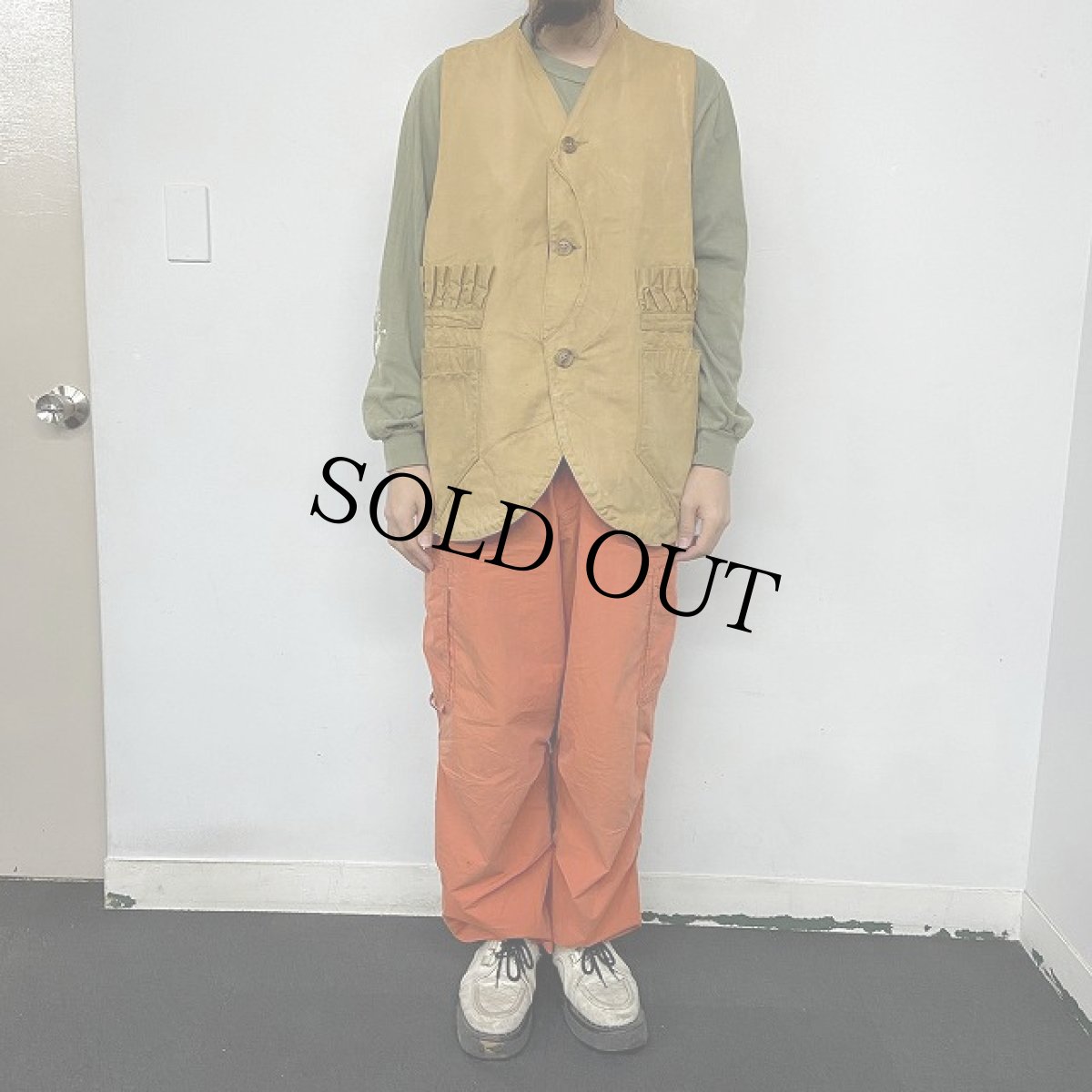 画像2: 40's Utica Duxbak ムーンポケット ハンティングベスト (2)