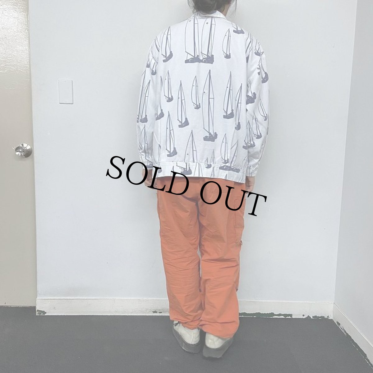 画像4: 80's MICHIGAN RAG CO. USA製 ヨット柄ジャケット XL (4)