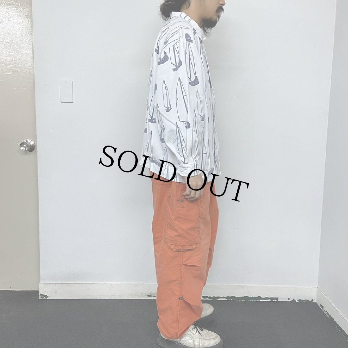 画像3: 80's MICHIGAN RAG CO. USA製 ヨット柄ジャケット XL (3)