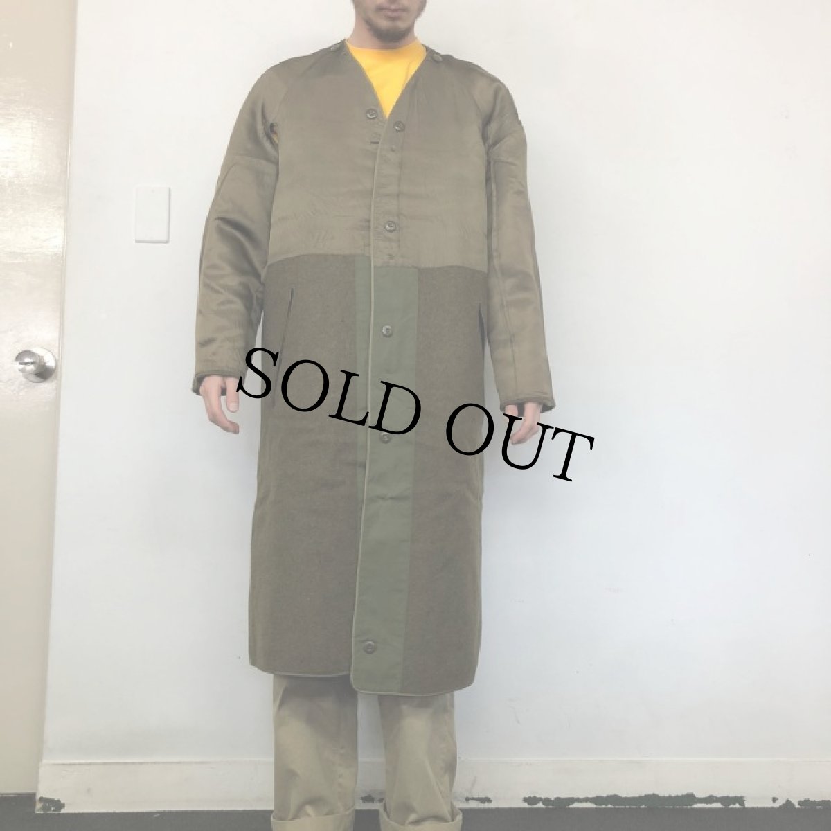 画像5: 40's U.S.ARMY M-50 ウールライナーコート 37L (5)