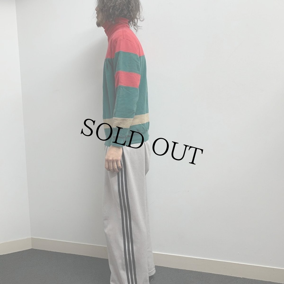 画像3: 90's POLO Ralph Lauren ロゴワッペン付き タートルネックスウェット L (3)