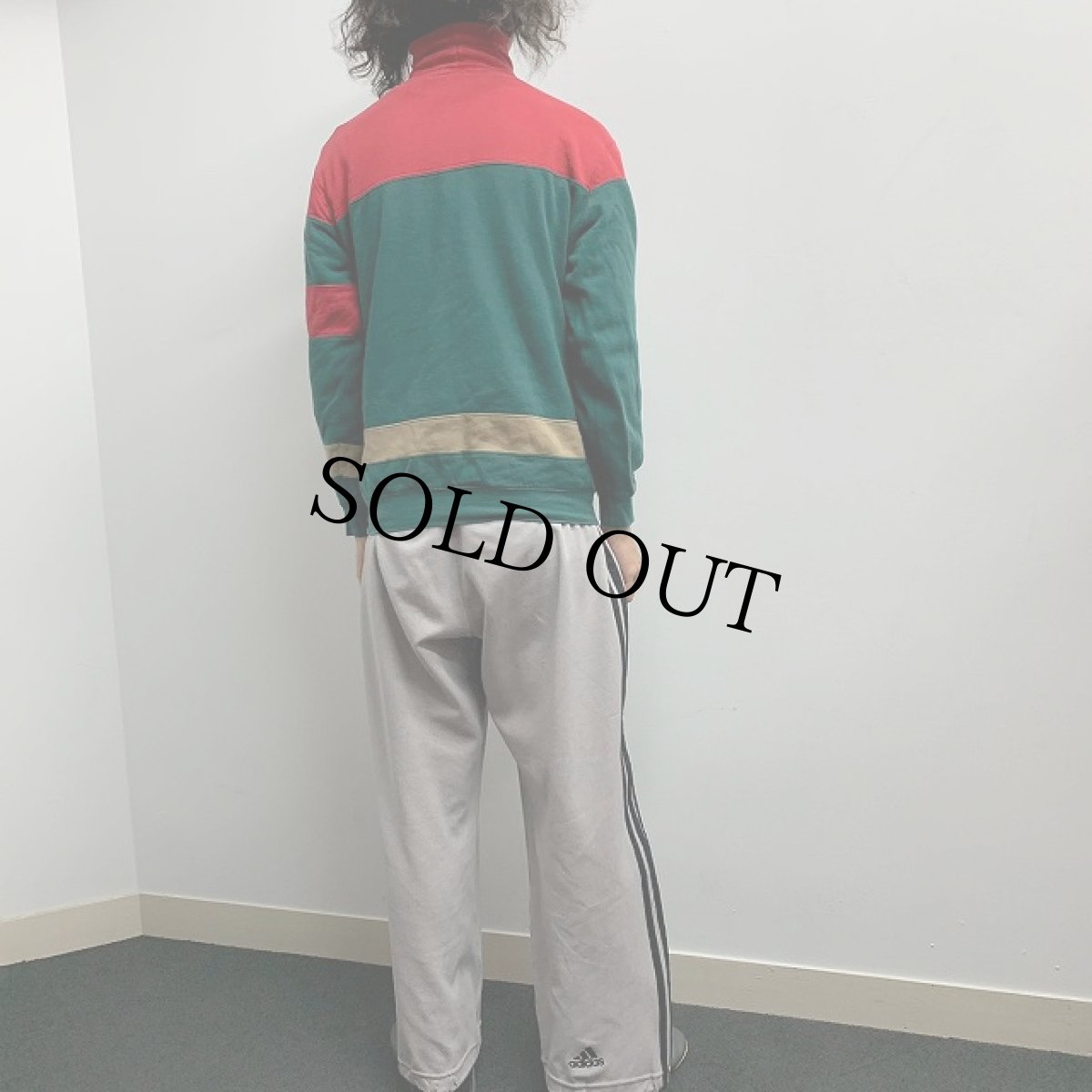 画像4: 90's POLO Ralph Lauren ロゴワッペン付き タートルネックスウェット L (4)