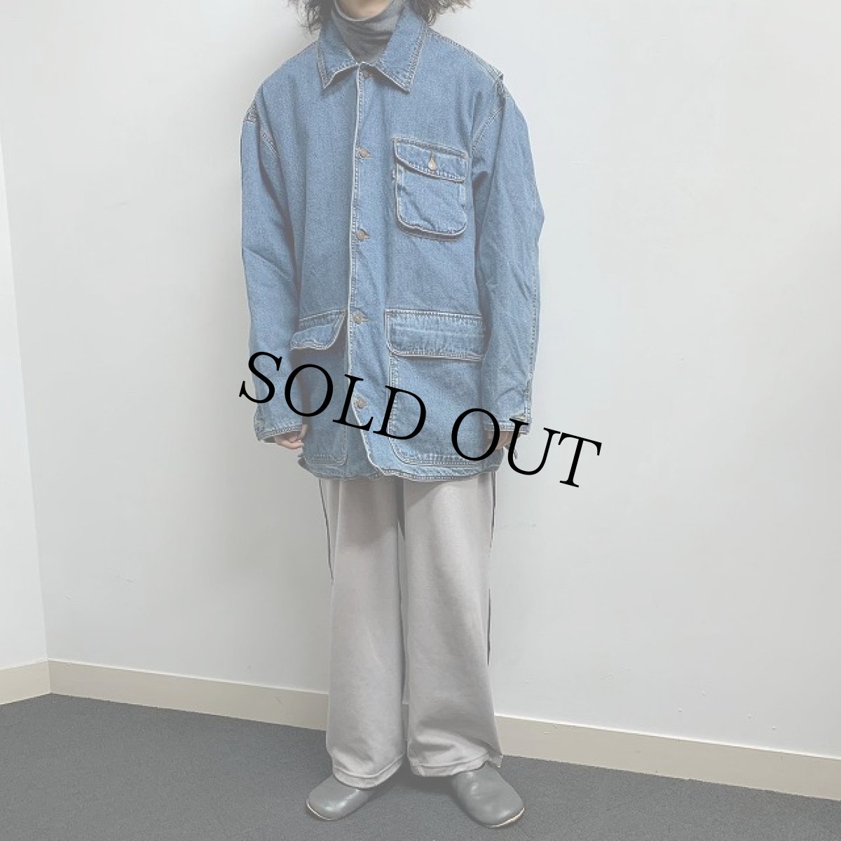 画像2: Levi's 72627 4891 デニムカバーオール XL (2)