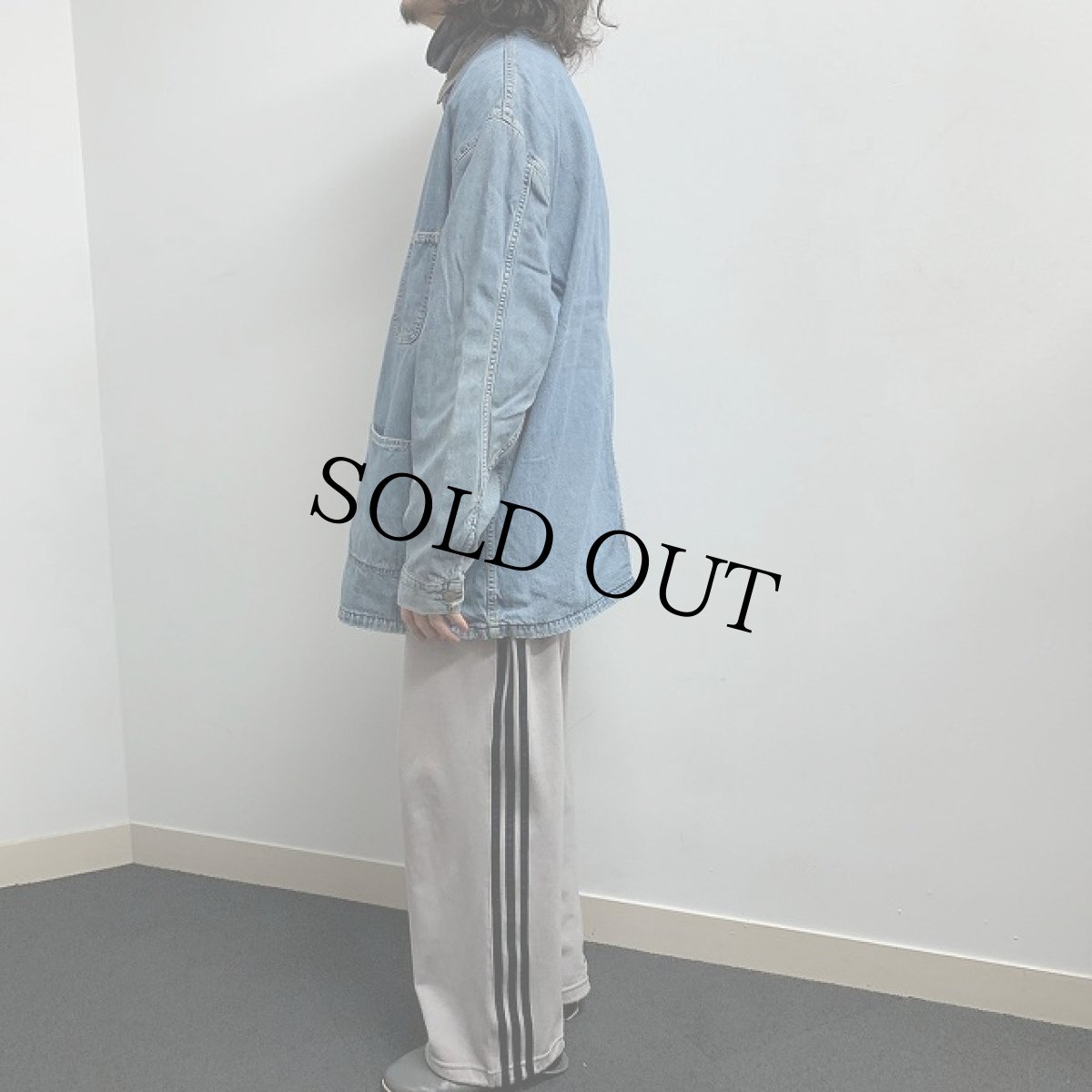 画像3: Ralph Lauren RRL USA製 三ツ星 裏地付きデニムカバーオール XL (3)