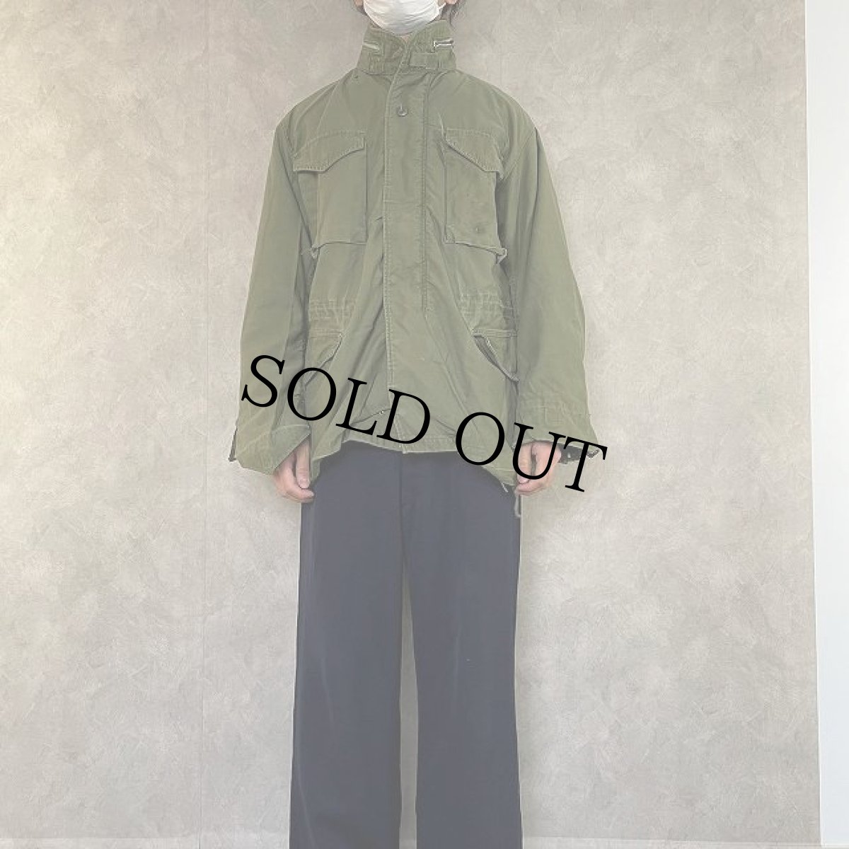 画像2: 60's U.S.MILITARY M-65 フィールドジャケット 1st (2)