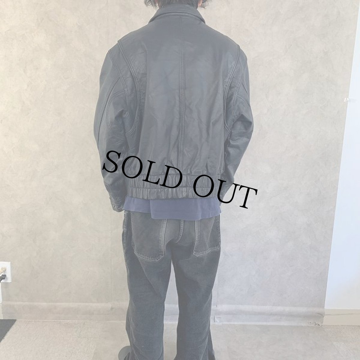 画像4: USA製 PERRONE Aviatio Apparal "FedEx" 企業ロゴ刺繍 レザージャケット XL (4)