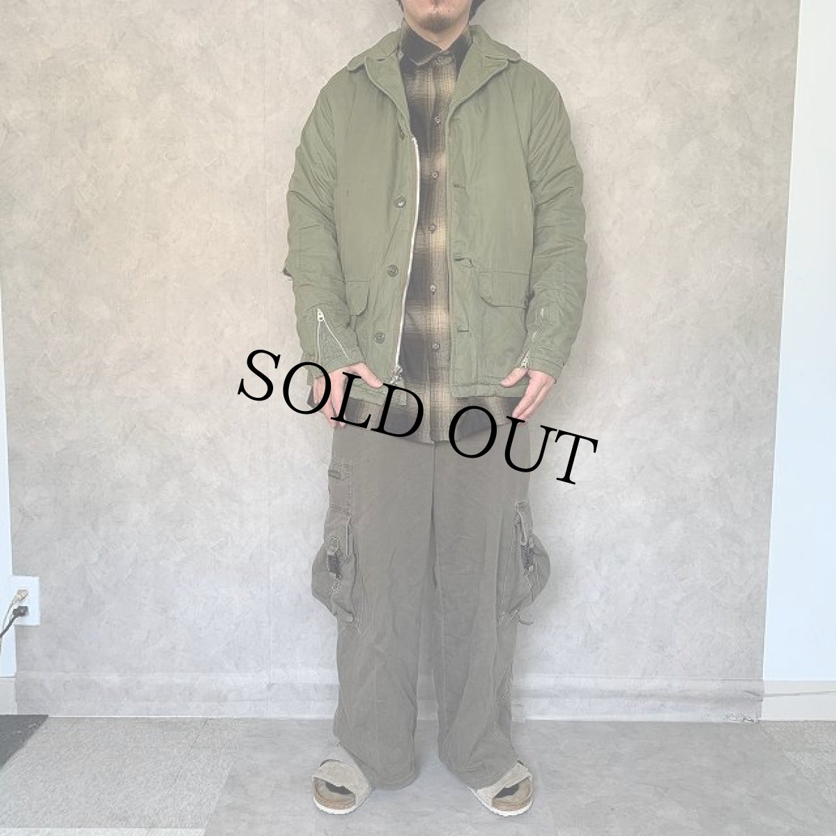 画像2: 40's〜 U.S.NAVY AL-1 フライトジャケット (2)